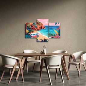 Kép - Lakóautó az óceánnál (90x60 cm)