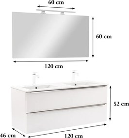 Vario Trim 120 Fürdőszoba komplett szekrény