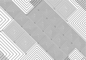 Fotótapéta Négyzet alakú diagonál spirálok fekete-fehér 300x210 +ragasztó