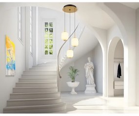 Globo 15217-3 - LED Csillár zsinóron EWALD LED/20W/230V