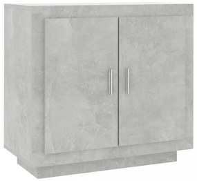 betonszürke szerelt fa tálalóasztal 80 x 40 x 75 cm