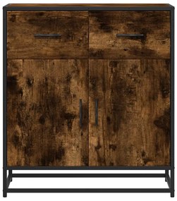 komód füstölt tölgy 68x35x76 cm Gépelt fa
