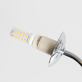 Brilagi - LED Felületre szerelhető csillár MISTEL 15xG9/3W/230V fényezett króm/füstös