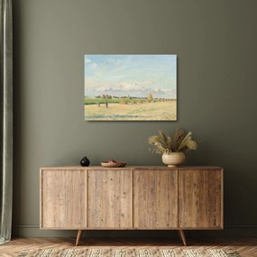 Üveg kép - Camille Pissarro, Landscape, Ile de France, reprodukciók (70x50 cm)