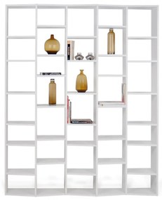 Fehér könyvespolc 182x224 cm Valsa – TemaHome