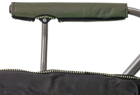 Leziter Comfort karfás horgász szék pohártartóval zöld