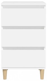 fehér szerelt fa éjjeliszekrény 40 x 35 x 70 cm