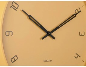 Karlsson 5950YE design falióra 40 cm, sárga