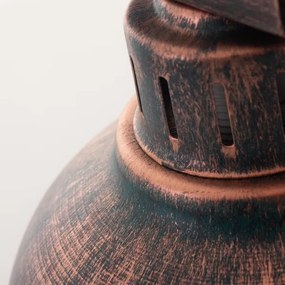 Fali lámpa HAKON 1xE27/60W/230V patina