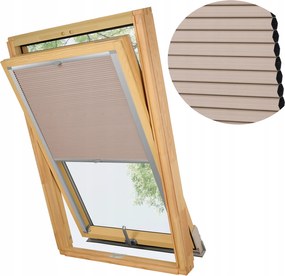 Tetőtéri Redőny Pliszé Thermo Méhsejt Rózsaszín Ablakhoz Velux MK06