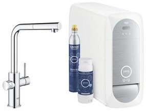 GROHE 31539000 - BLUE HOME mosogató csaptelep, L alakú kifolyó, fényes króm