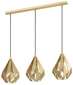 Eglo 43909 - Csillár zsinóron CARLTON 3xE27/60W/230V