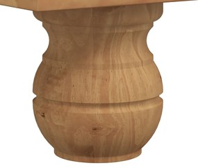Fiókos szekrény ASKIM&quot; Fehér 79x40x133.5 cm Szilárd Fa Tűlevelű&quot;