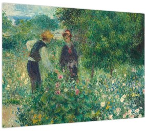 Kép - Auguste Renoir, Picking Flowers, reprodukciók (70x50 cm)