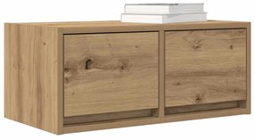 vidaXL kézműves tölgy színű szerelt fa TV-szekrény 60x31x25,5 cm