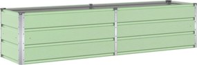 vidaXL Növénytartó Pasztell Zöld 480 x 50 x 45 cm Horganyzott acél