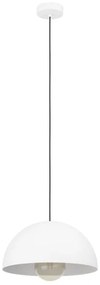 Eglo 901136 - Csillár zsinóron GAETANO 1xE27/40W/230V átm. 38 cm fehér