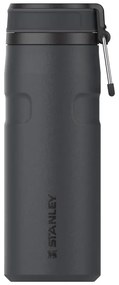 Fekete rozsdamentes acél termosz 470 ml IceFlow™ Bottle Twist Flip Black – Stanley
