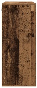 Fali Szekrény Régi Fa 80x33x80 cm Műszakilag Kidolgozott Fa