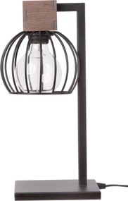 Sigma lighting loft asztali lámpa milan barna fekete sig50120