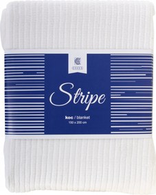 Egyszínű takaró Stripe 150x200 ecru