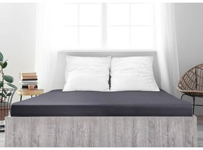 Antracitszürke lepedő 180x200 cm – B.E.S.