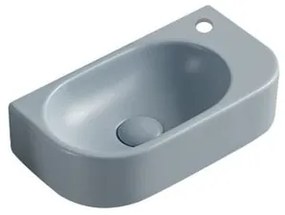 Mosdótál SAT Infinitio 40x21,5 cm sötétkék matt felülettel túlcsordulás nélkül SATINF4021DBLM