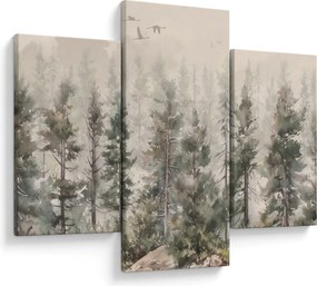 Kép - Fenyőerdő I., akvárium (90x60 cm)