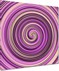 Vászonkép 90x90 Lila centrifuga és krém