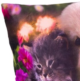 DIVERO Dekoratív párna LED világítással  kutya 38 x 38 cm