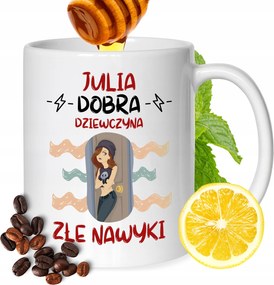 Bögre Júlia Barátnő Feleség Barátnő Ajándék Nyomtatott Fehér 330ml