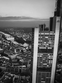 Poszter 30x40cm Város panoráma alkonyatkor 3, Assaf Frank