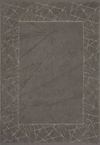 Fürdőszobaszőnyeg Nika 50x70 Eurofirany grafit geometrikus mintával