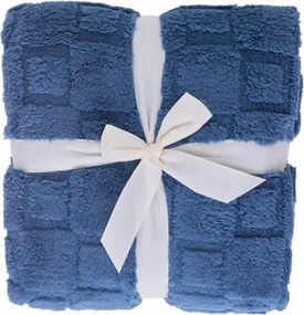 Cube mikroszálas takaró kék 150 x 200 [cm]