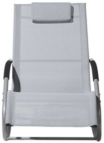 Kerti nyugágy Carro (világosszürke). 1011562