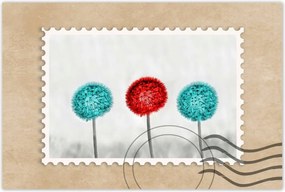 Poszterek 120x80 Piros pitypang