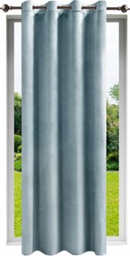 Matt bársony függöny, sima, 140x240 cm, kész függöny nappaliba, karikás