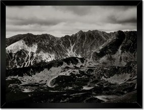 Poszterek keretben 40x30 Tátra Lengyel hegyek Kilátás