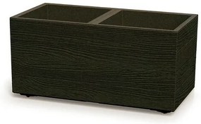 MADERA CASE ECO WOOD virágtartó 77 cm, sötétbarna, M