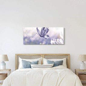 Kép - Pillangó és levendula (120x50 cm)