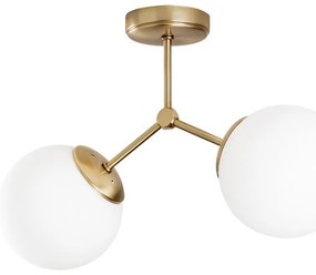 Damar fehér-aranyszín mennyezeti lámpa - Opviq lights