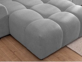 Szürke sarokkanapé (bal oldali-heverő résszel) Albane – Ropez