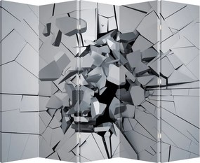 Paraván - 3D absztrakció (210x170 cm)