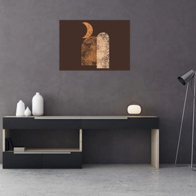 Kép - Narancssárga ívek N⁰2 (70x50 cm)