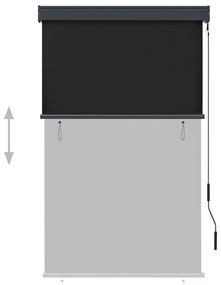 antracitszürke kültéri roló 100 x 250 cm