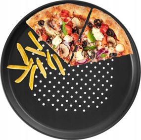 Pizza SĂŒtĆforma Reszelt 32 CM PerforĂĄlt TapadĂĄsmentes Alj