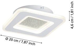 Eglo 901233 - LED fali lámpa MACCHIONI LED/12W/230V 4000K fehér