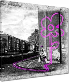 Vászonkép 50x50 Rózsaszín virág