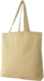 XL-es bevásárlótáska, nagy, vastag, erős, 300g pamut
