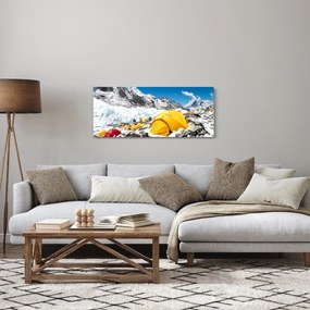 Kép - Kemping a hegyekben (120x50 cm)